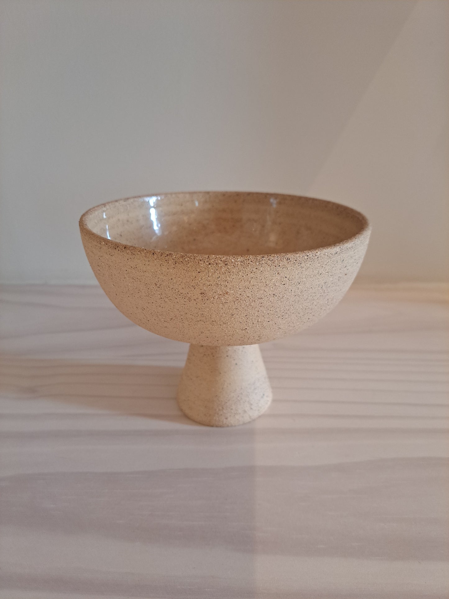 Nammu Footed Bowl Sand Speckled