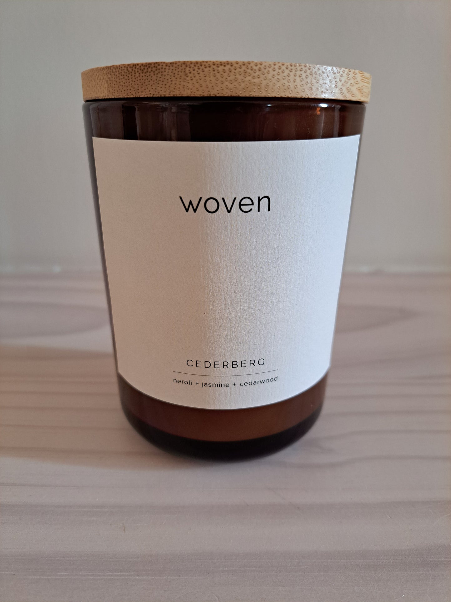 Cederberg Candle- Amber Jar