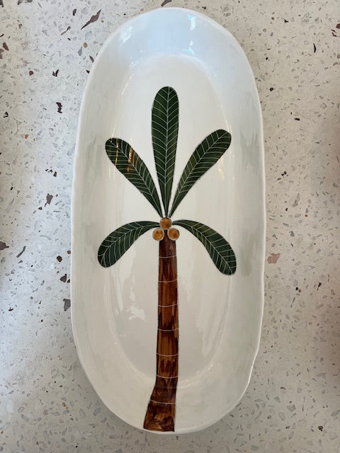 Gemma Orkin- Palms Oval Platter