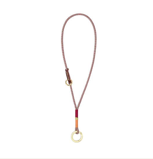 Chommies- Sports Lanyard- Autumn on Burgundy Chevron
