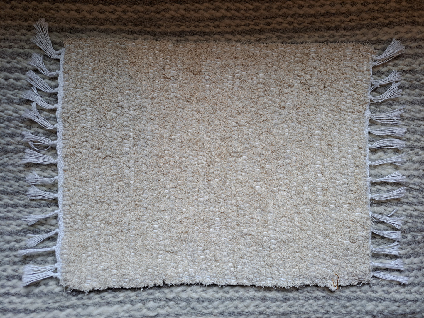 Recycled Cotton Placemat with Tassels