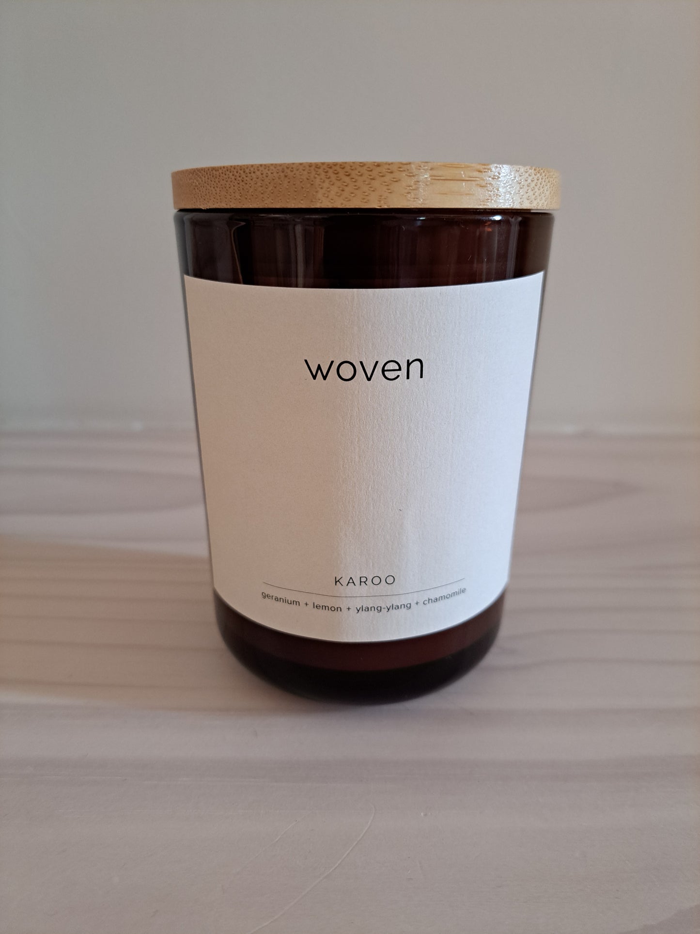 Karoo Candle- Amber Jar