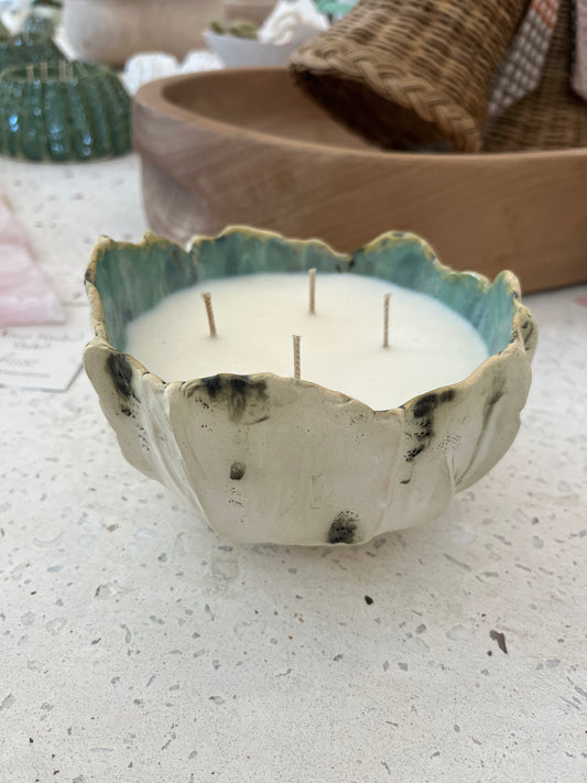 Stoneware Scalloped Urchin