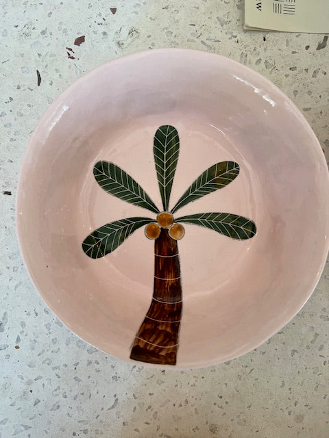 Gemma Orkin-Pink Palm Snack Bowls