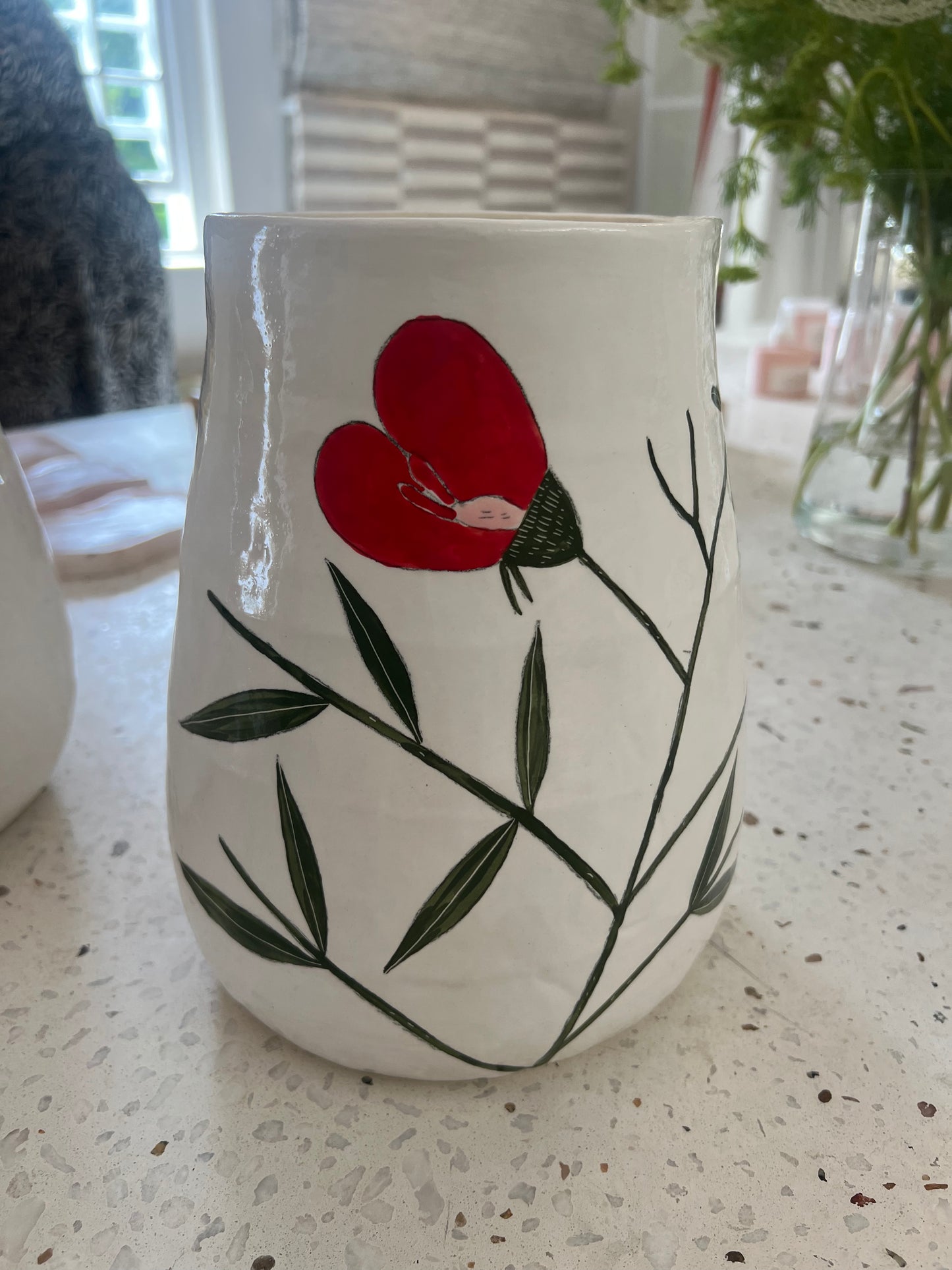 Gemma Orkin- Medium Vases Red Flowers
