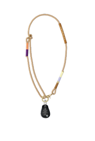 Chommies- Lanyard Summer on Beige Chevron