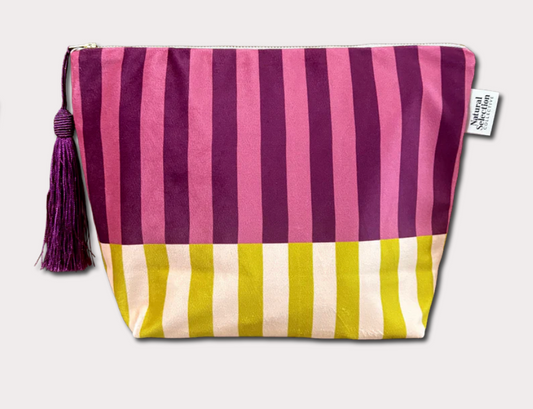 Natural Selection- Velvet Make-up Bag large